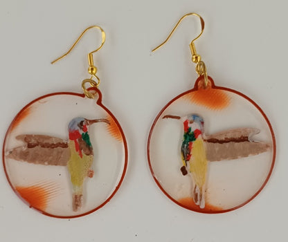 Boucles d'oreilles_Colibri
