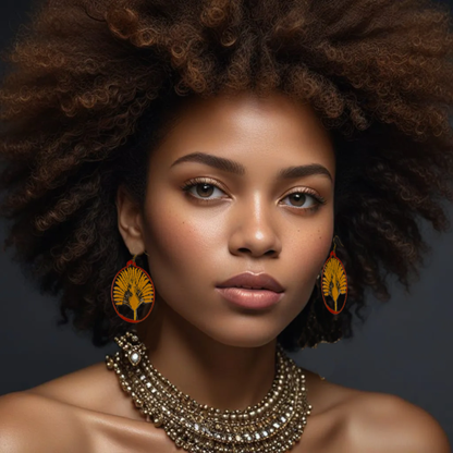 Boucles d'oreilles_Arbre du voyageur