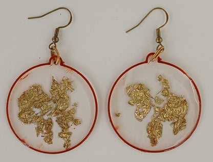 Boucles d'oreilles_Pépite_dorée