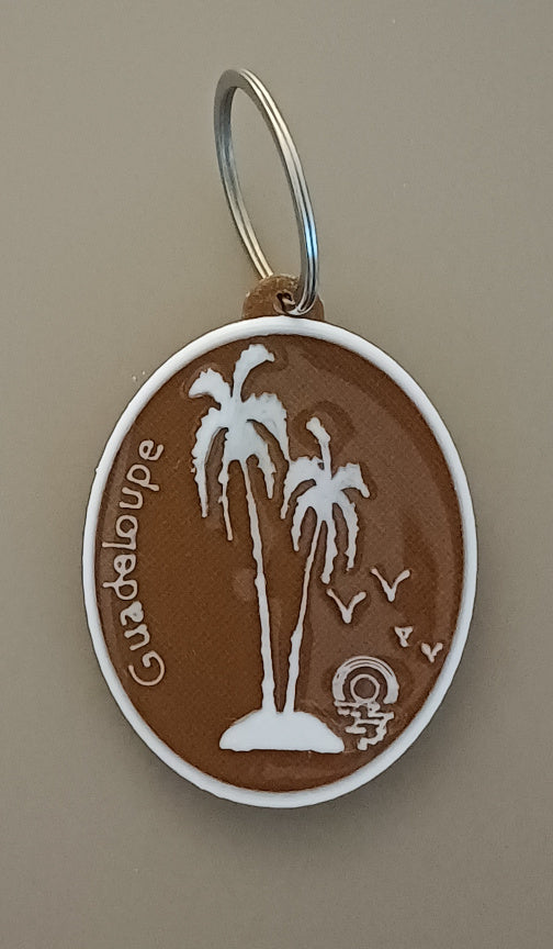 Porte-clé "Les Cocotiers"