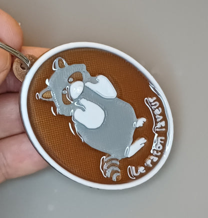 Porte-clés "Raton Laveur"