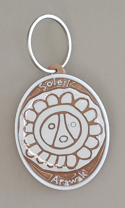 Porte-clés "Soleil Arawak"