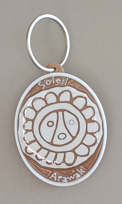Porte-clés "Soleil Arawak"